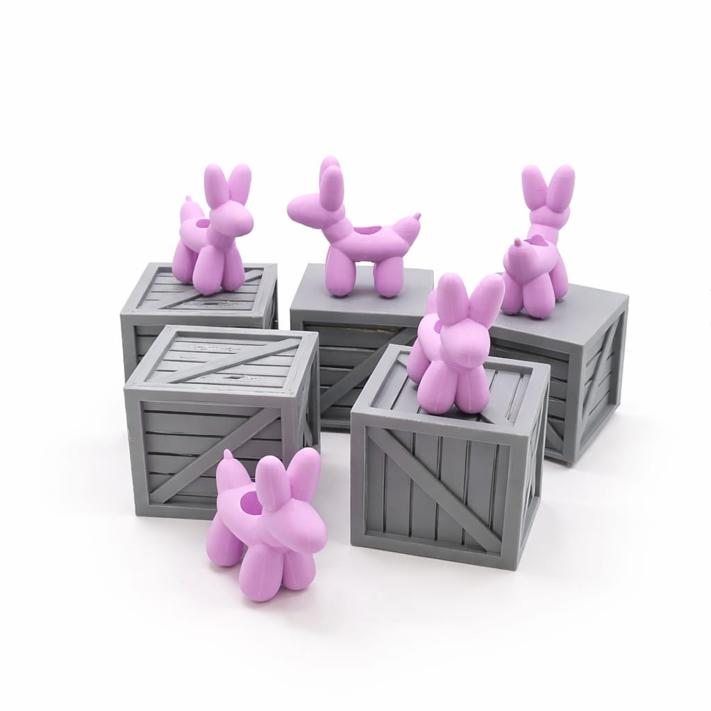 Balloon Puppy Dog - Straw Topper