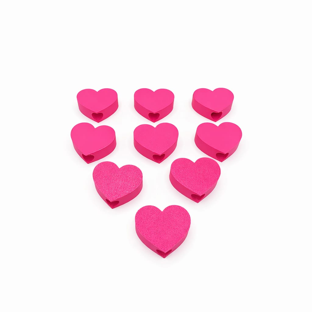 Pink Heart - Straw Topper