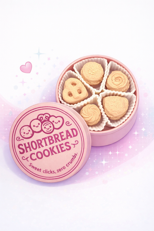 Shortbread Cookies ASMR Clicker Set