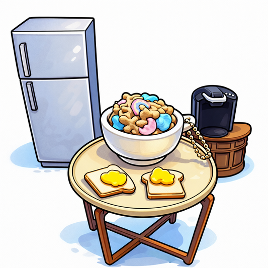 Lucky Charms Cereal ASMR Clicker Keychain