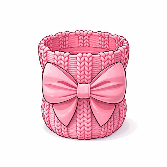 Pink Bow - Pen Holder