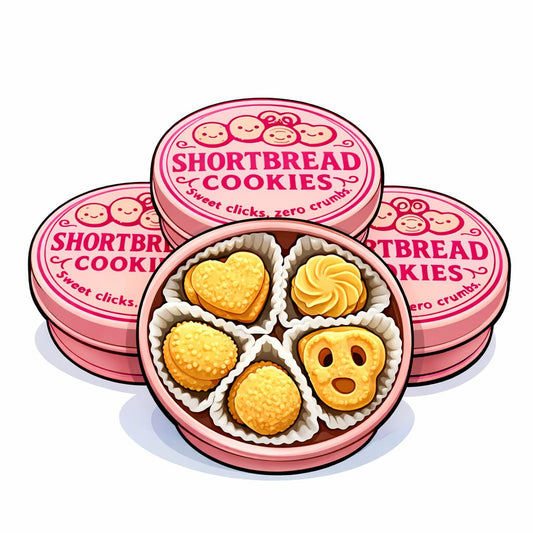 Shortbread Cookies ASMR Clicker Set